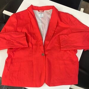Old Navy Women's Bright Red Blazer